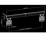 VIGGO DESIGN UCHWYT TV VIGGO WML- 10075-S 43-100 Cali Slim 75kg ^ - 1466992 - zdjęcie 4